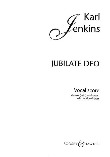 Jenkins Jubilate Deo V/S SATB/Org BHP