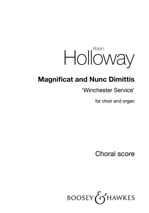 Holloway Mag & Nunc (choral score) BH