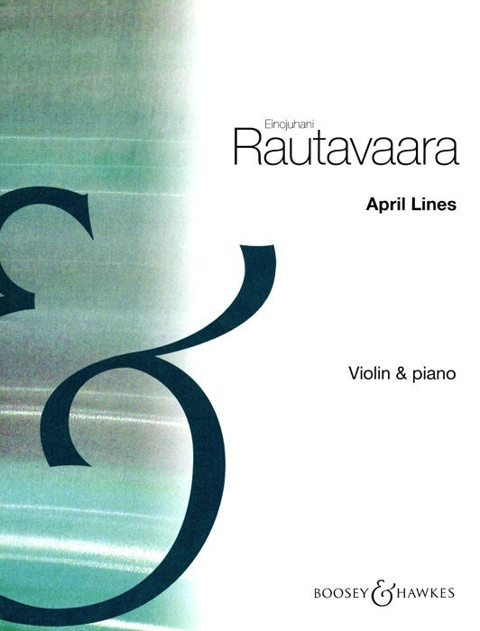 Rautavaara April Lines Vln and Piano BH