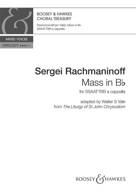 Rachmaninoff Mass in Bb SATB BH