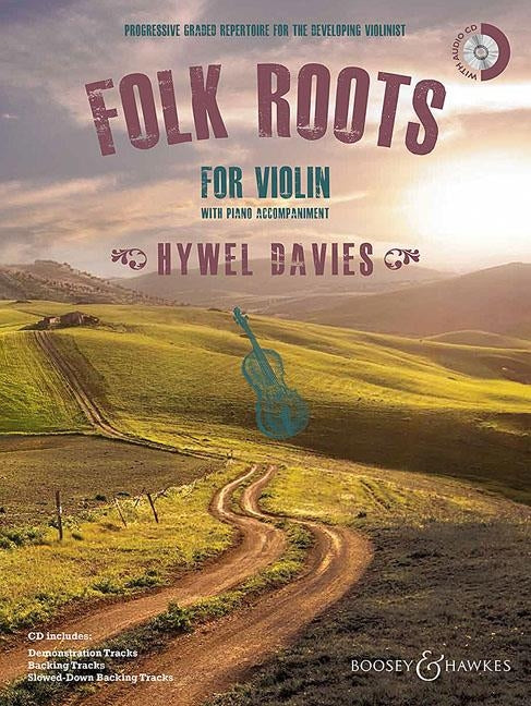 Folk Roots Vln&Pno Davies Bk+CD BHP