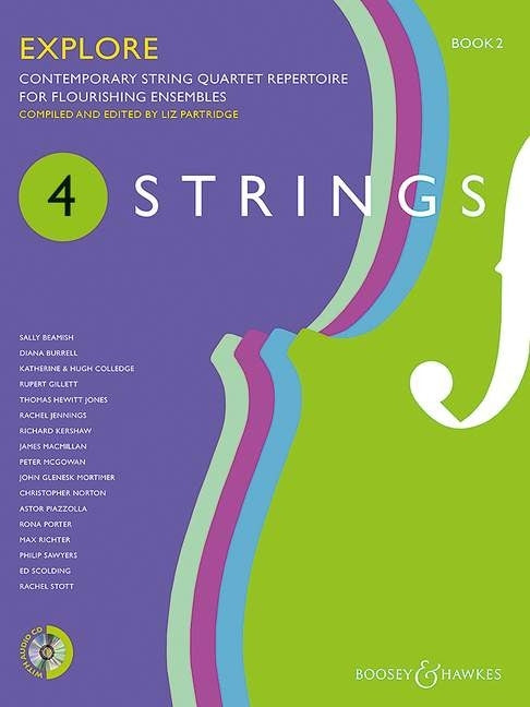 4 Strings Bk2 Explore Str 4tet Sc Partr