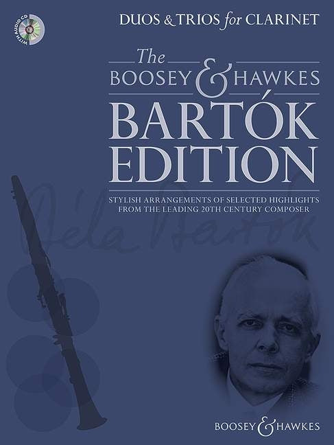 Bartok Duos & Trios Clarinet Bk+CD BHP