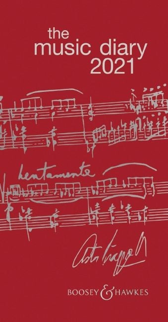 Music Diary 2021 Red