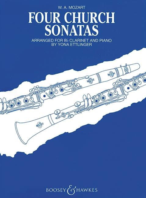 Mozart Four Church Sonatas Clt+Pno BHP