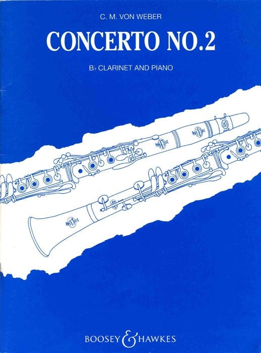 Weber Clt Concerto No2 Clt&Pno BHP