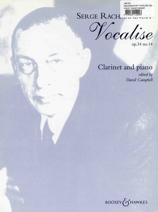 Rachmaninoff Vocalise Op34 No14 CLARINE