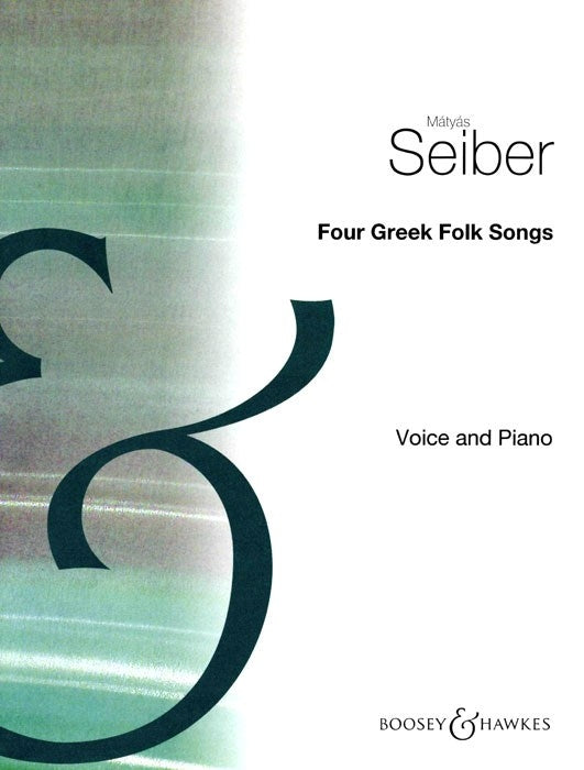 Seiber 4 Greek Folk Songs Voice BHP R/P