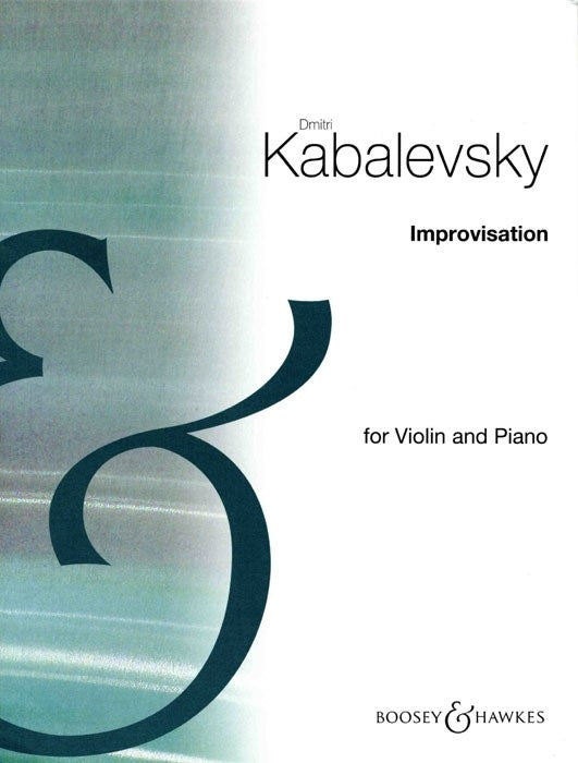 Kabalevsky Improvisation Vln&Pno Op27 N
