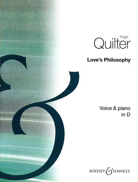 Quilter Loves Philosophy Voice&Pno