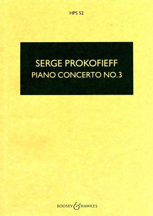 Prokofiev Pno Concerto No3 M/S BHP HPS5