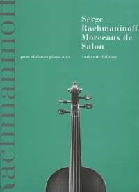 Rachmaninoff Morceaux de Salon Op6 Vln