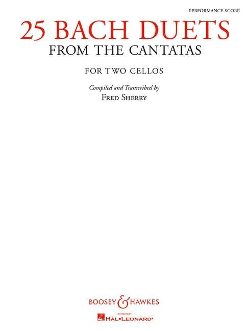 Bach 25 Duets from Cantatas for Two Cel