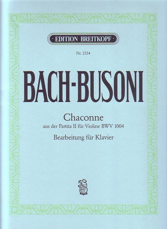 Bach-Busoni Chaconne Pno BWV1004 EB