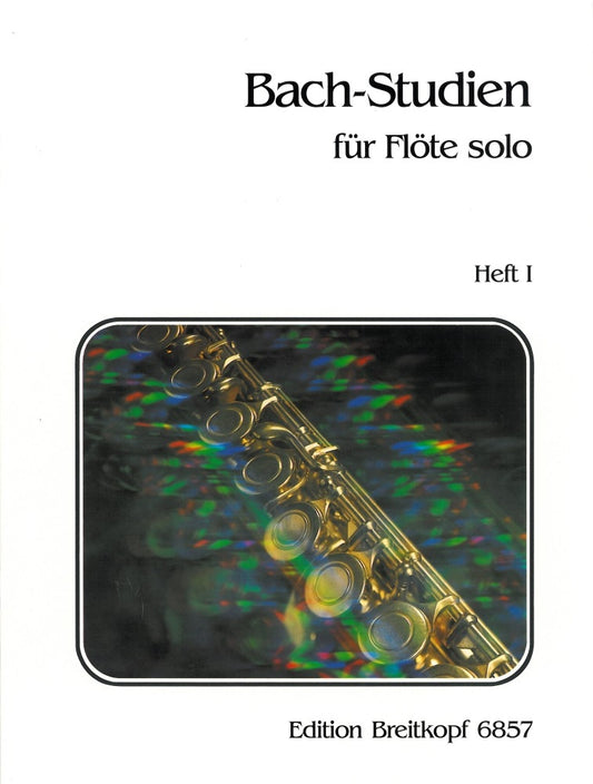 Bach Studies for flute solo bk1 EB 6857