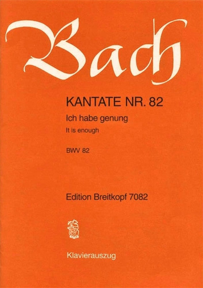 Bach Cantata 82 Ich habe genung V/S EB