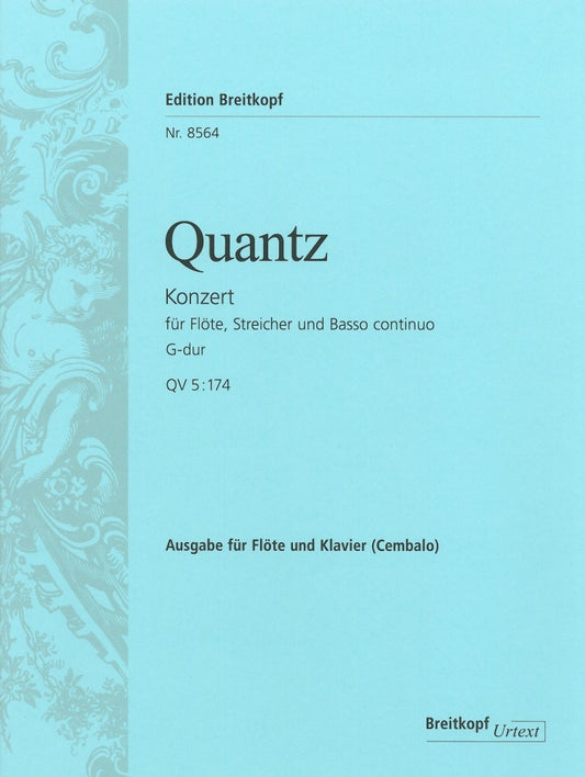 Quantz Flt Concerto G QV5:174 Flt&Pno E