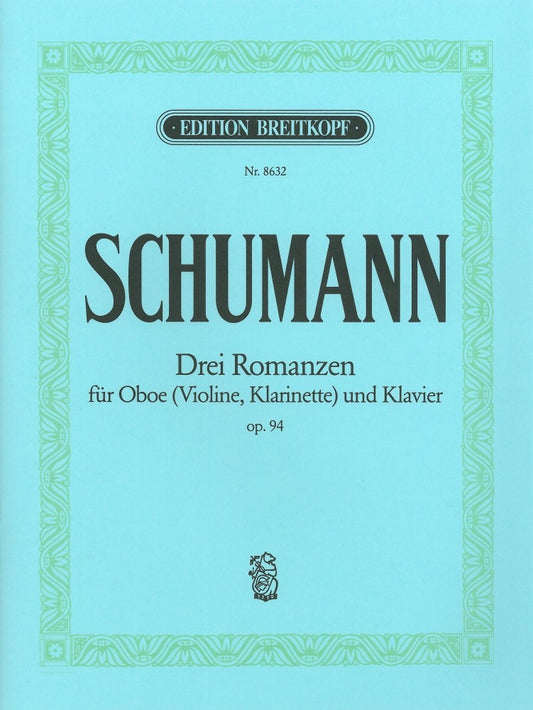 Schumann 3 Romances Op94 Ob or Vln or C