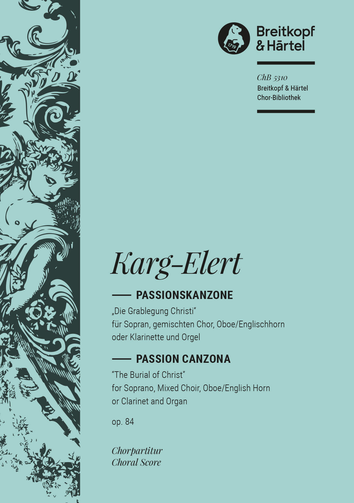 Karg Elert Passion Canzona Chorus Pt