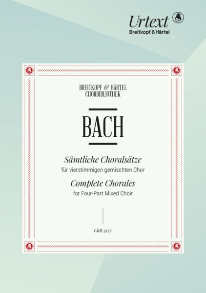 Bach JS Complete Chorales for 4 Part Mi