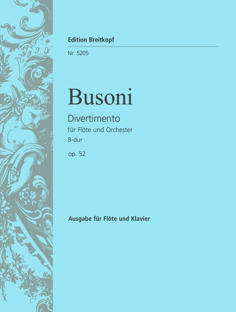 Busoni Divertimento Bb Op52 Flt EB
