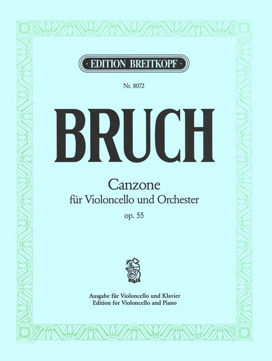 Bruch Canzone Cello Op55 EB