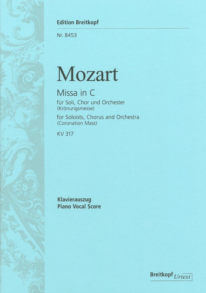 Mozart Mass in Cmin K317 Pno/V/S EB