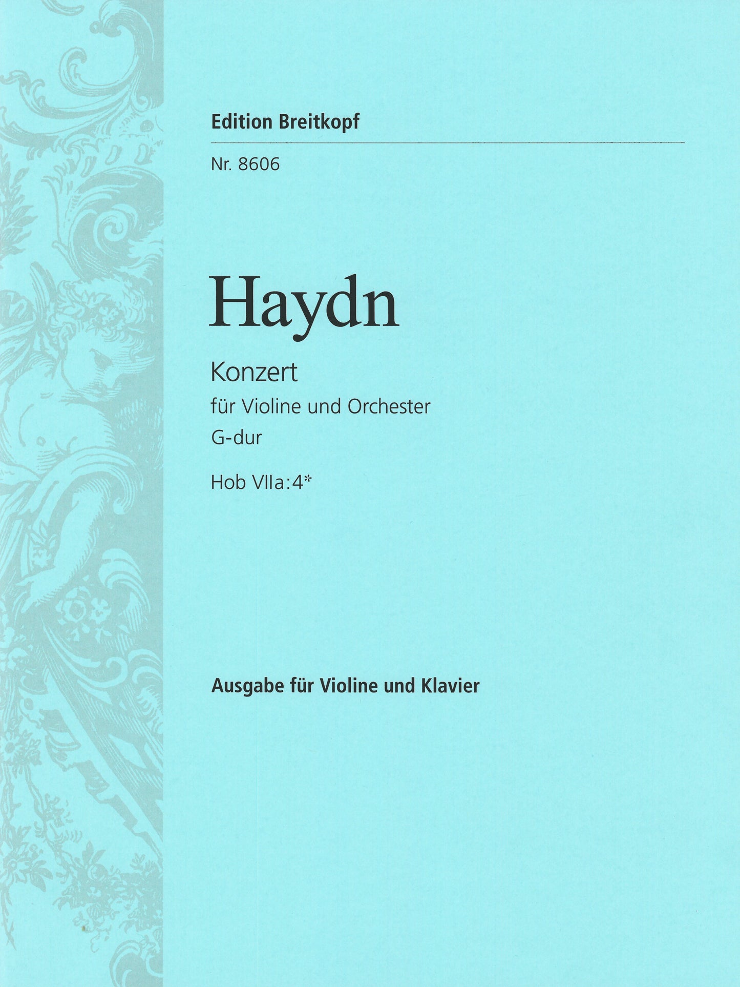 Haydn Vln Concerto G HobVIIa:4 EB