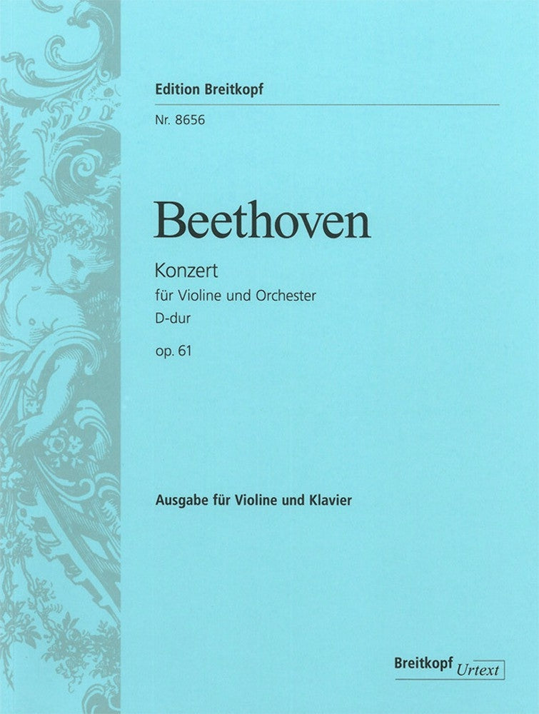 Beethoven Vln Concerto D Maj Op 61 Vln