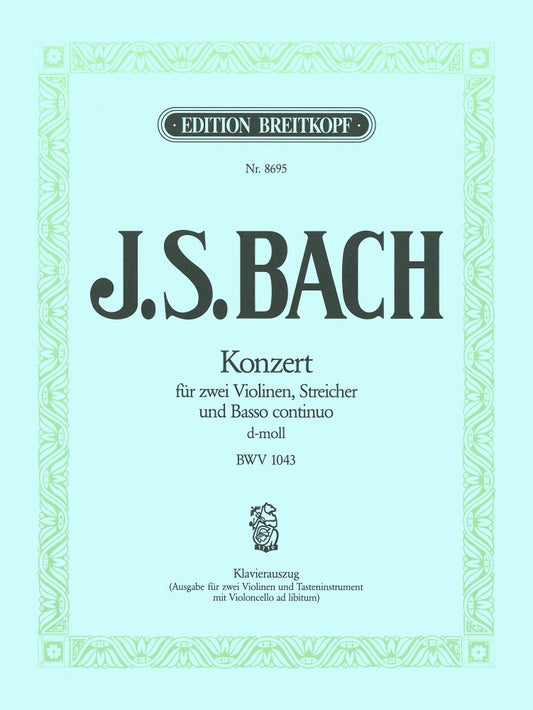 Bach Concerto 2 Vln d min BWV1043 EB
