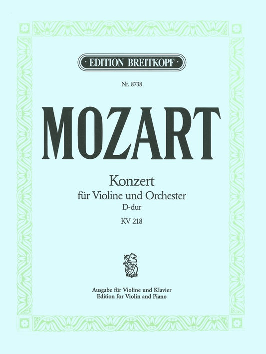 Mozart Violin Concerto D Maj KV 218 EB