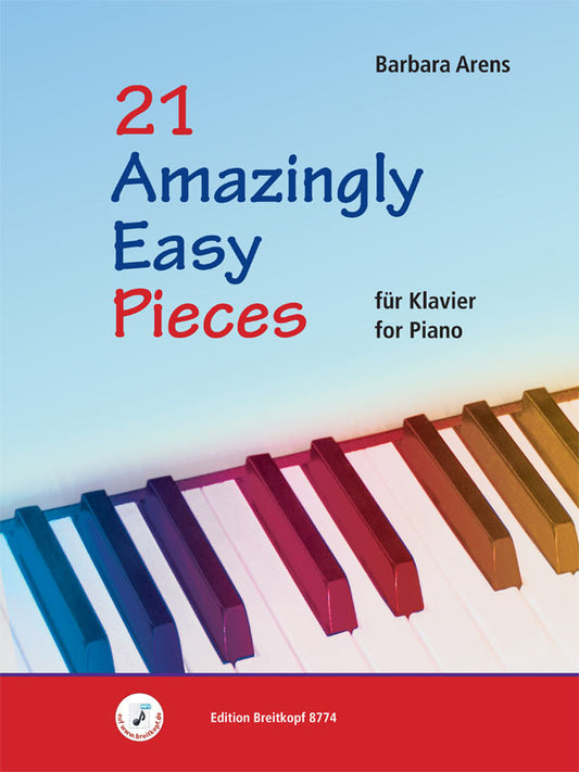 Arens 21 Amazingly Easy Pieces Pno EB