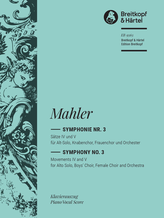 Mahler Symphony no. 3 mvmts 4&5 pno/voc