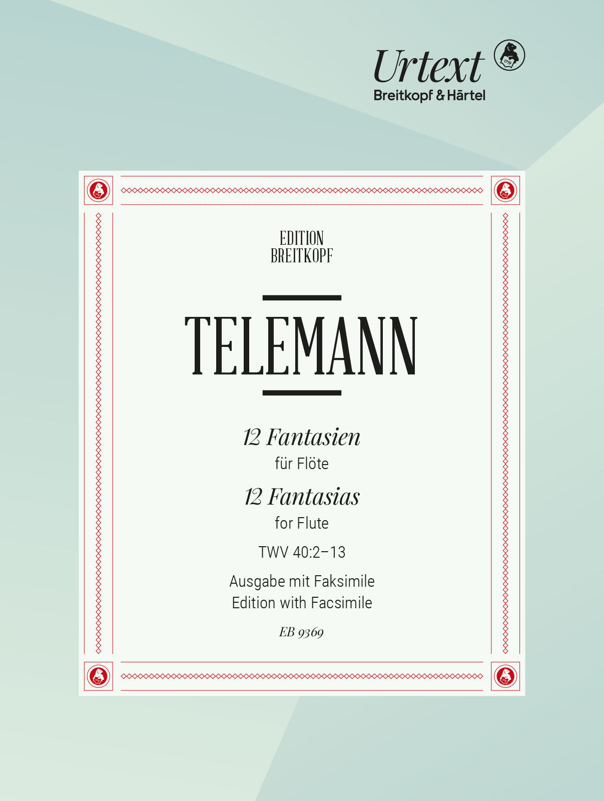 Telemann 12 Fantasias Flute EB TWV 40:2