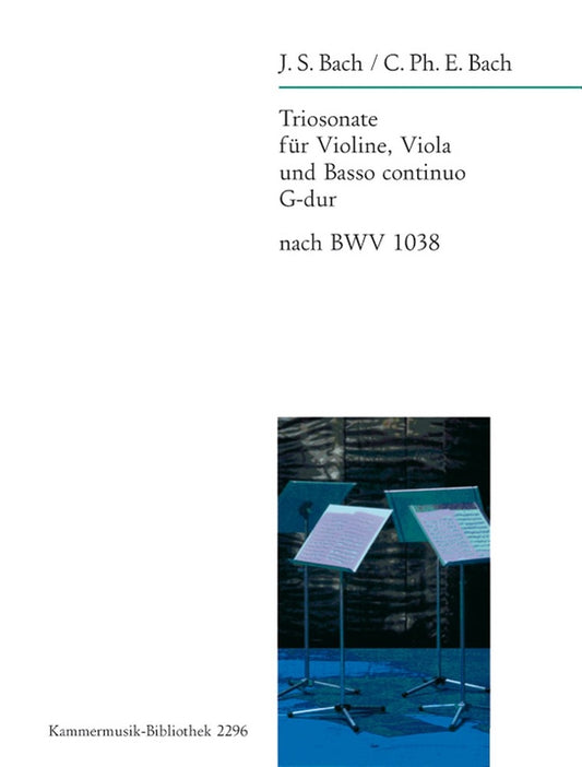 Bach/Bach Triosonate Gmaj BWV1038 EB