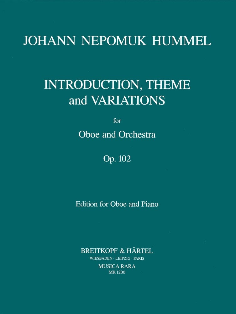 Hummel Intro Themes & Variations Op102