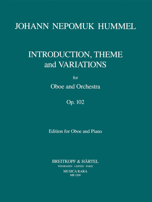 Hummel Intro Themes & Variations Op102