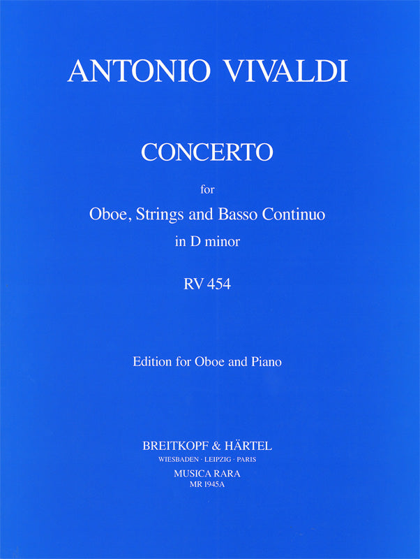 Vivaldi Oboe Concerto d min RV454 MR