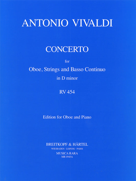 Vivaldi Oboe Concerto d min RV454 MR