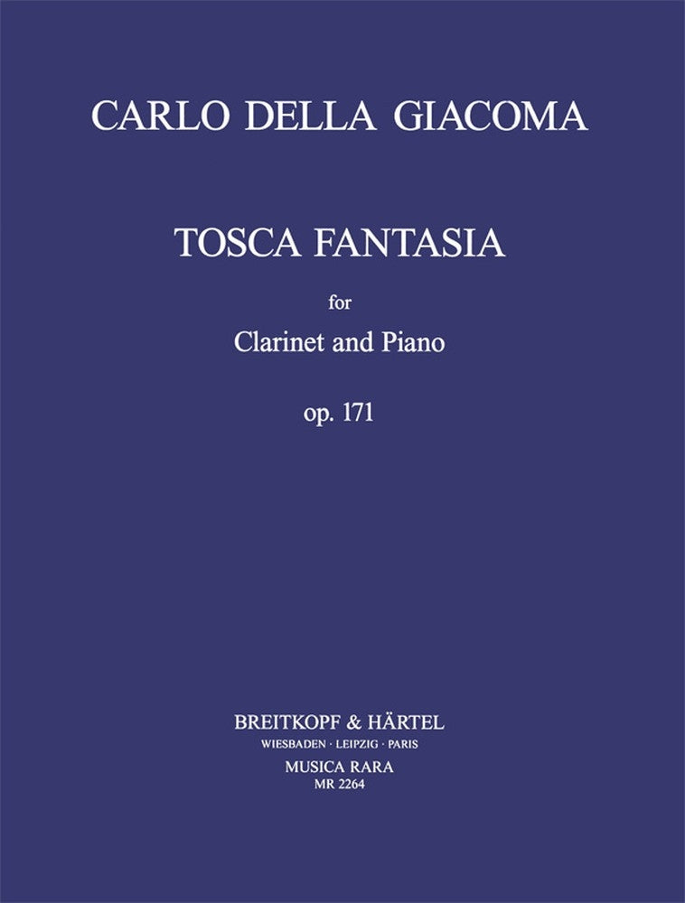 Giacoma Tosca Fantasia Clt & Pno Op 171