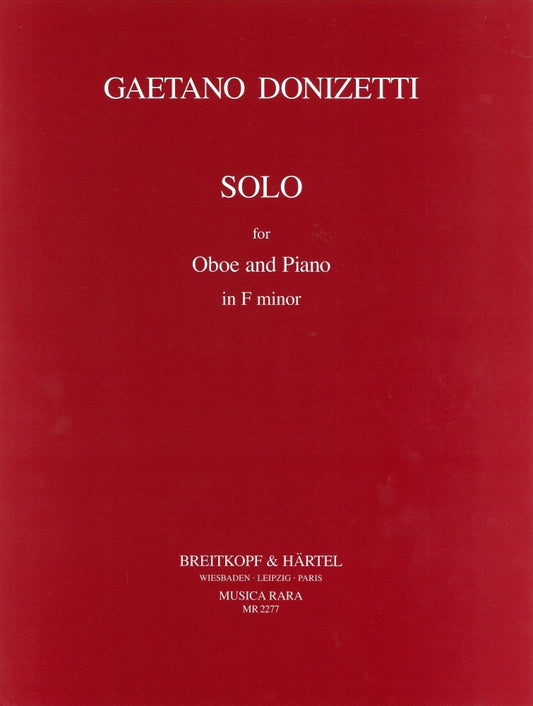 Donizetti Solo for Ob/pno F min MR2277