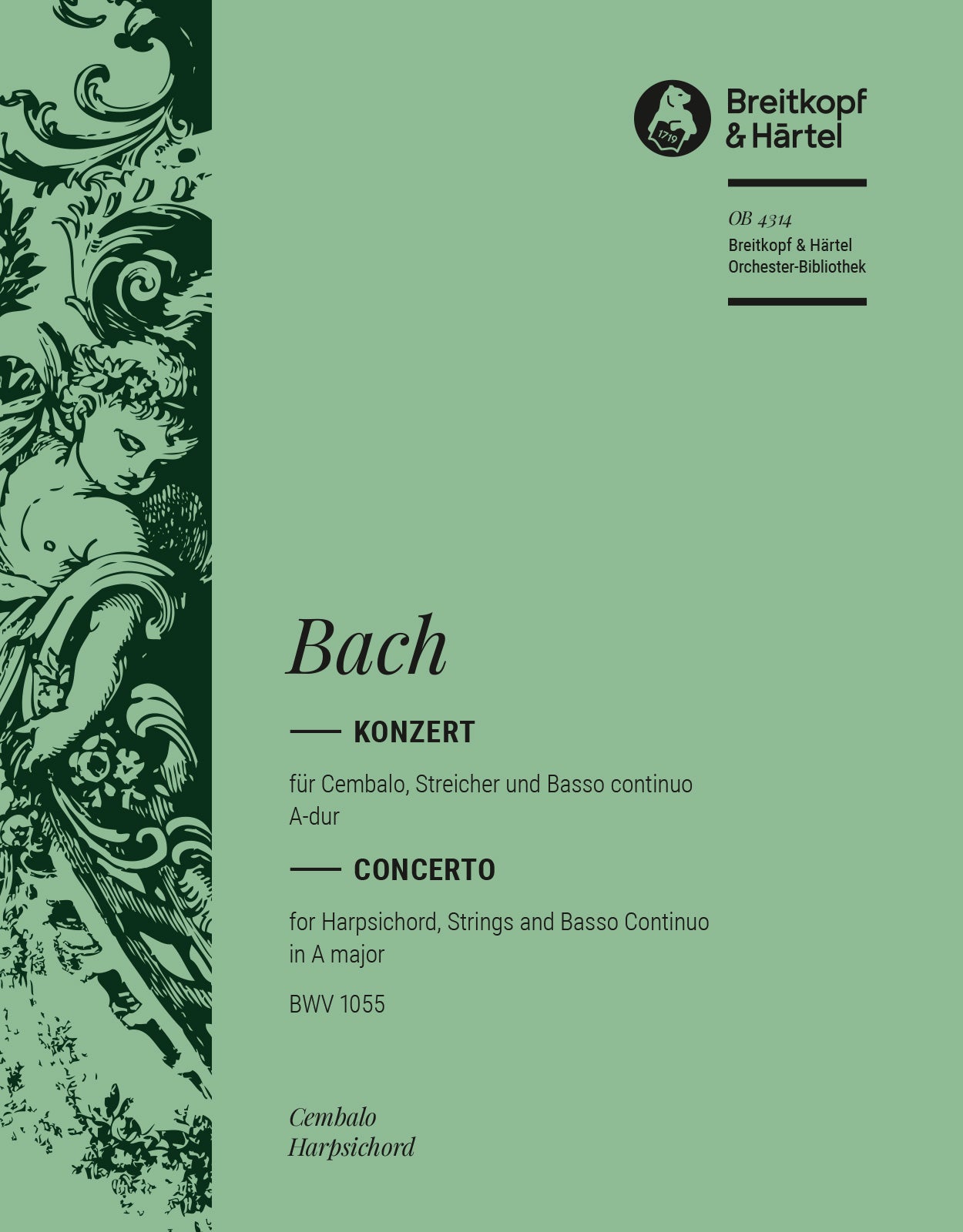 Bach Cembalo Concerto A Maj BWV 1055 EB