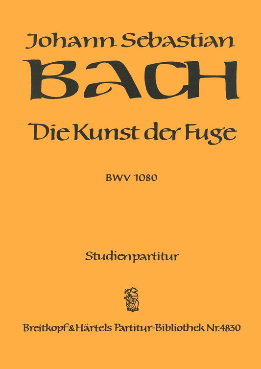 Bach Die Kunst der Fuge BWV1080 Stp