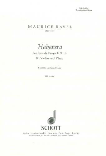 Ravel Habanera Vln BSS