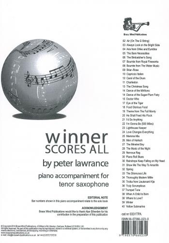 Winner Scores All Pno Accomp Ten Sax