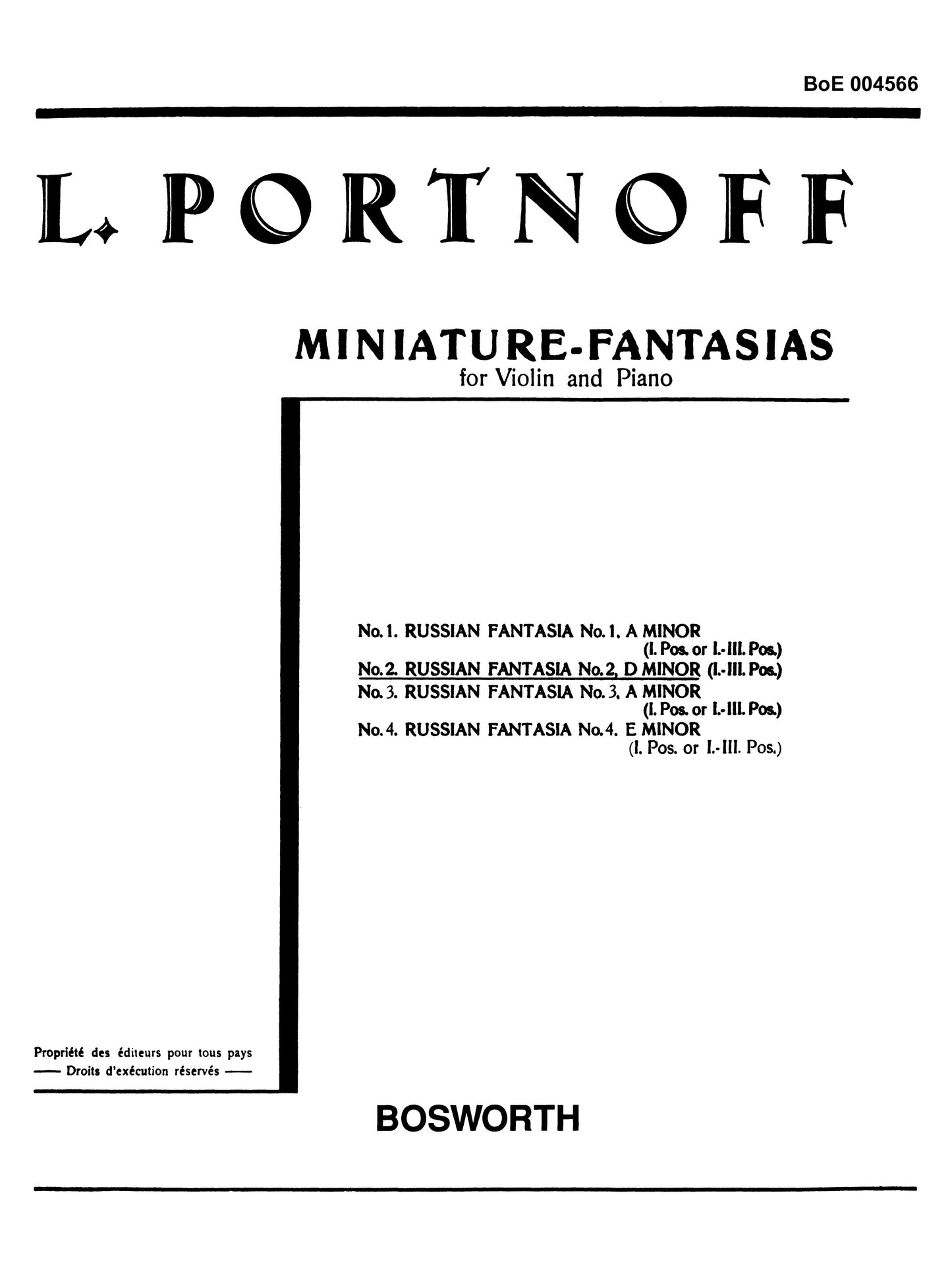 Portnoff Russian Fantasy no2 D min Vln