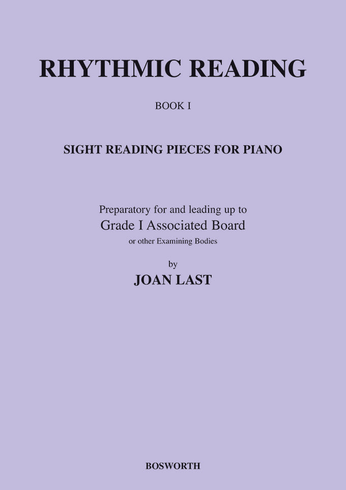 Last Rhythmic Reading Bk1 Pno BOS