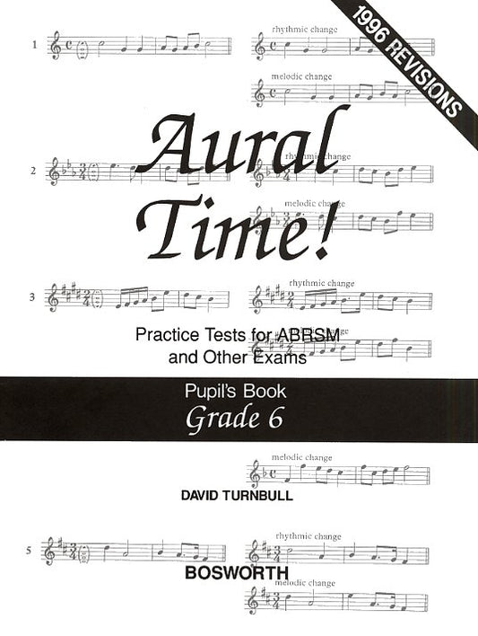 Aural Time Gr6 Pupils Bk Turnbull