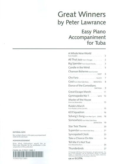 Great Winners Pno Accomp Tuba BW