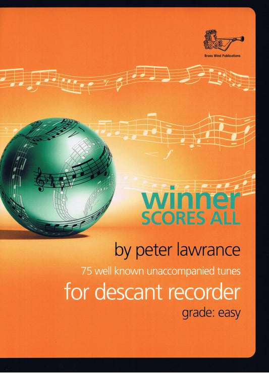 Winner Scores All Descant Recorder Lawrance BrassWind Publications